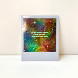 "GO BE HONEST" - (Chrissy Tolley Quote) - Holographic Sticker