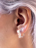 Rainbow Jelly Mini Star-Flower Stud Earrings