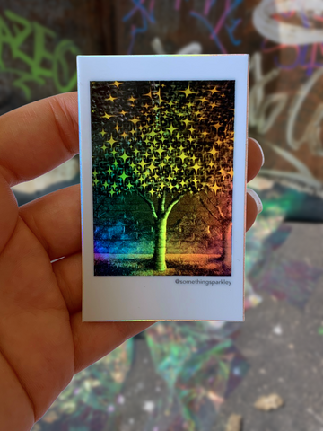 "Essence of Trees" - Holographic Sticker