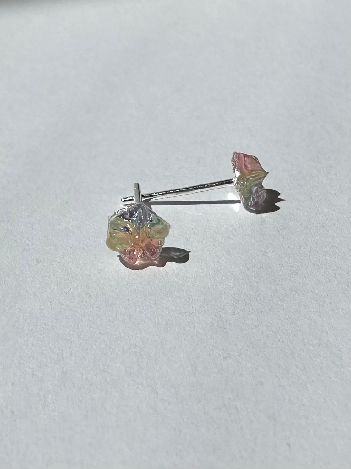 Rainbow Jelly Mini Star-Flower Stud Earrings
