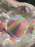 🌈 Rainbow Jelly Ornate Frame, Mirror, OR Framed Art Print 16x20, 20x24 ✨ White - Large