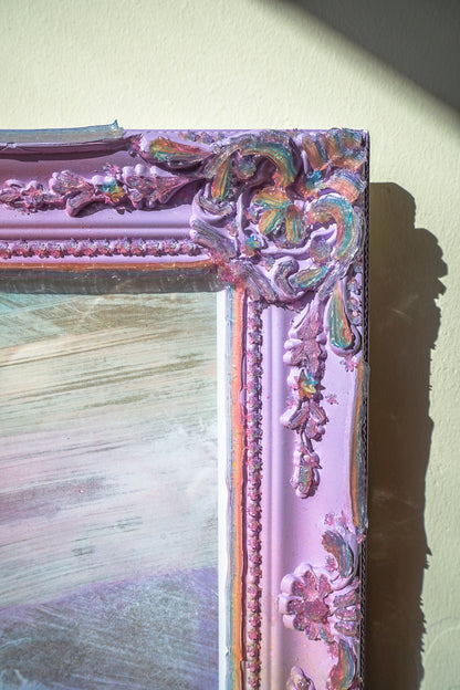 🌈 Rainbow Jelly Ornate Frame, Mirror, OR Framed Art Print 11x14, 14x18 ✨ Lavender - Medium