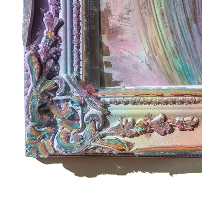 🌈 Rainbow Jelly Ornate Frame, Mirror, OR Framed Art Print 11x14, 14x18 ✨ Lavender - Medium