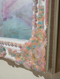 🌈 Rainbow Jelly Ornate Frame, Mirror, OR Framed Art Print 8x10, 12x14 ✨ White - small
