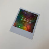 "GO BE HONEST" - (Chrissy Tolley Quote) - Holographic Sticker