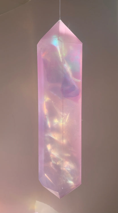 Hanging Crystal - Rainbow, Smoke, Green, Violet, Rose - home decor - interior design