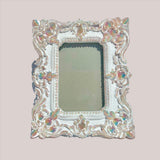 🌈 Rainbow Jelly Ornate Frame 4 x6, 7x9 ✨ White - x small