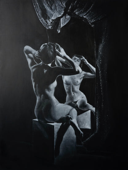 "Reflections" 🖤 (Black & White) - Limited Edition Print