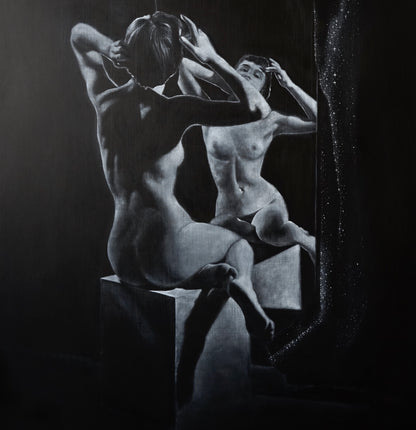 "Reflections" 🖤 (Black & White) - Limited Edition Print