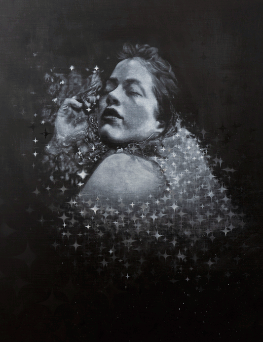 "Overwhelm" 🖤✨ Metallic Print - 11x14